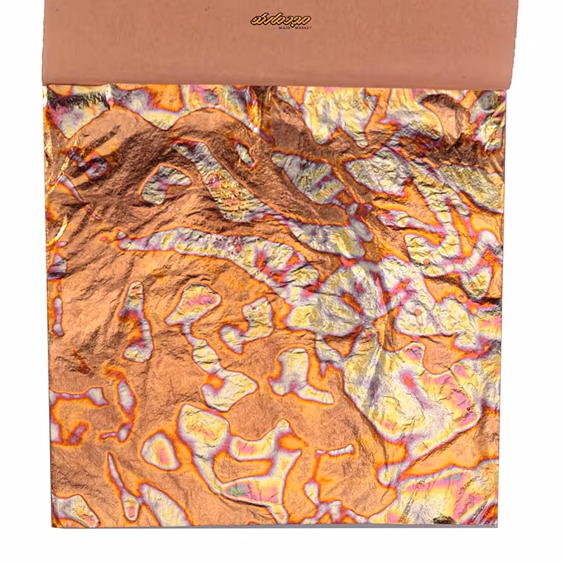 ورق طلا طرح دار 25 برگی کد 08 صنایع هنری آرتیست