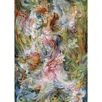 کد 27037 - نخ و نقشه کامپیوتری تابلو فرش عرشیان طرح مینیاتور  بوی بهاری