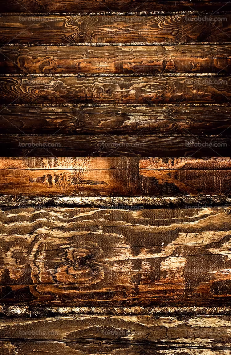 پس زمینه چوبی قهوه ای سوخته | گرافیک با طعم تربچه