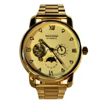 SHADOW 1726 شادو اتوماتیک گوکی صفحه طلایی اندیکسها نگین دار براق