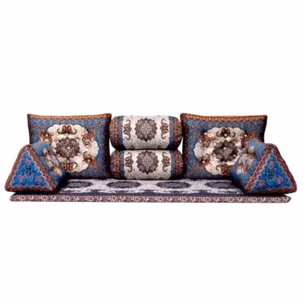 ست 7 تکه پشتی مدل شاه نشین شاه پسند کد 3021