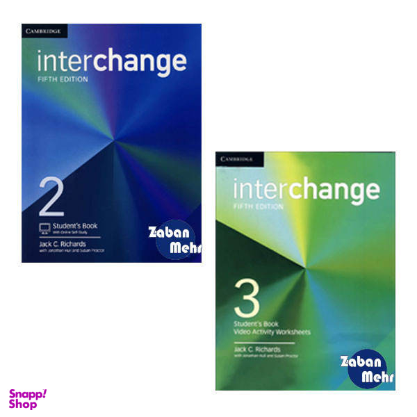 کتاب Interchange اثر جمعی از نویسندگان انتشارات زبان مهر جلد 2 و 3