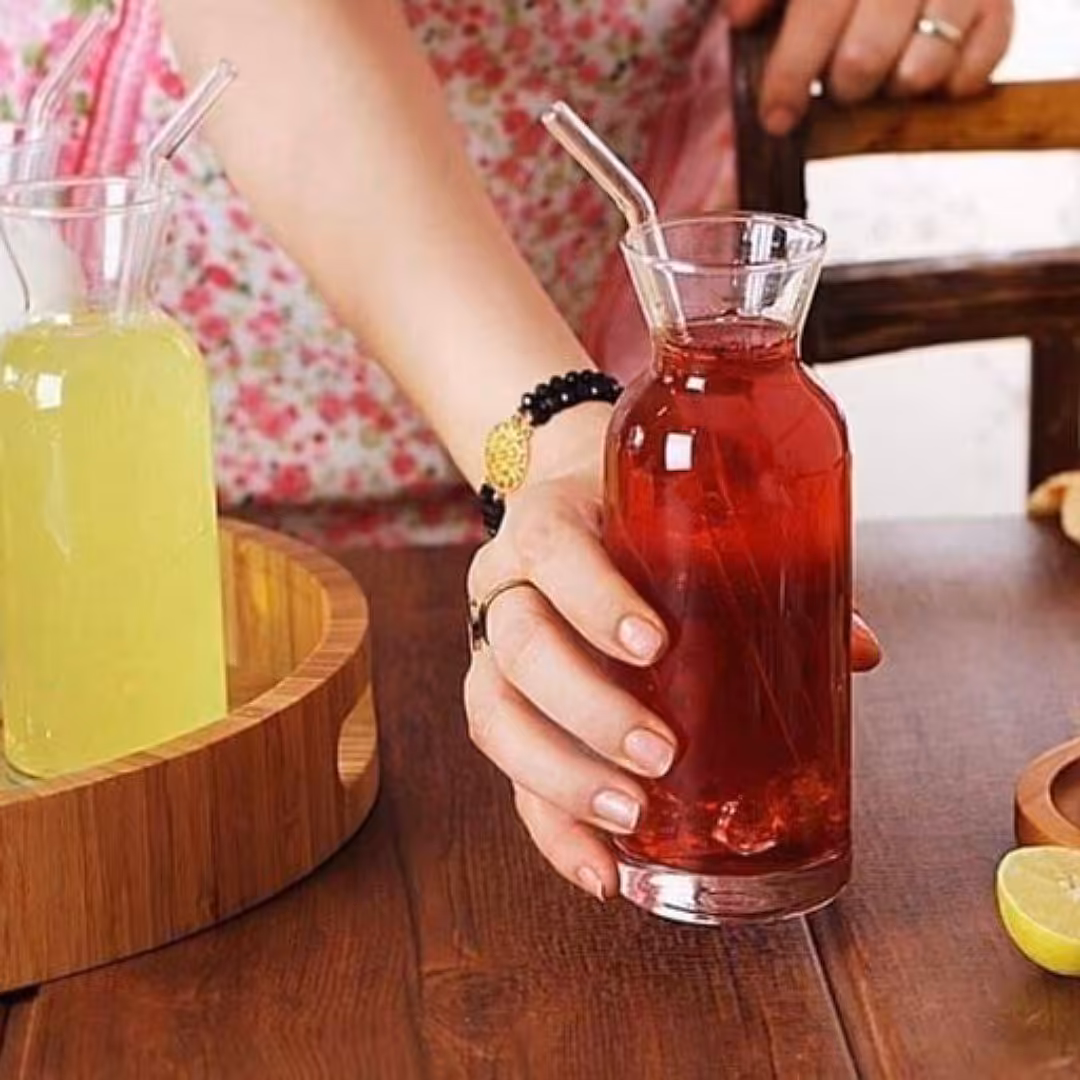 لیوان اسموتی (جنس شیشه ضخیم)
