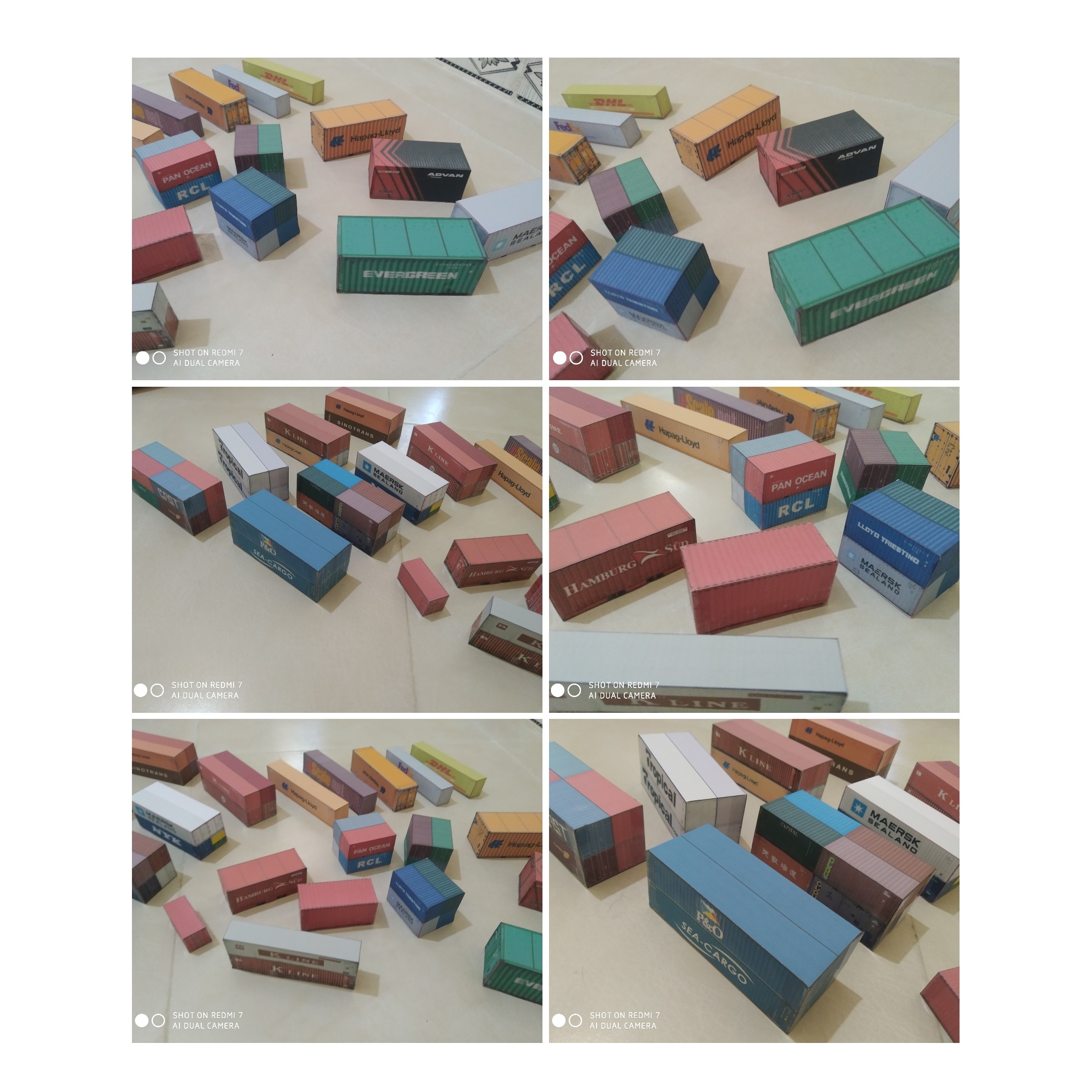 کیت ساخت ماکت کانتینر