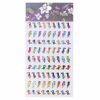 برچسب (استیکر) فانتزی کد 15s-30153 طرح طوطی FUNNY