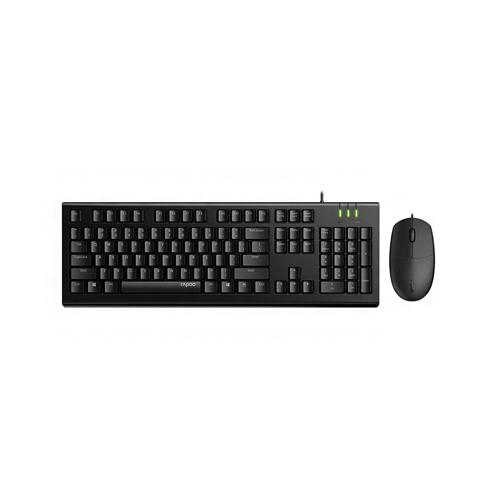 ماوس و کیبورد با سیم رپو مدل X125S