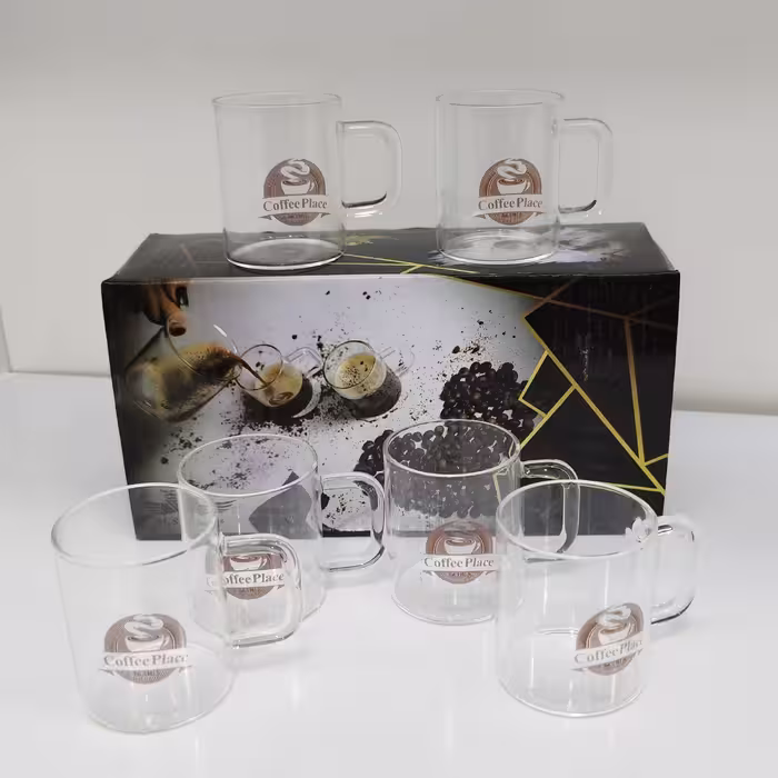 شات قهوه خوری کوچک 6تایی. طرح Coffee Place