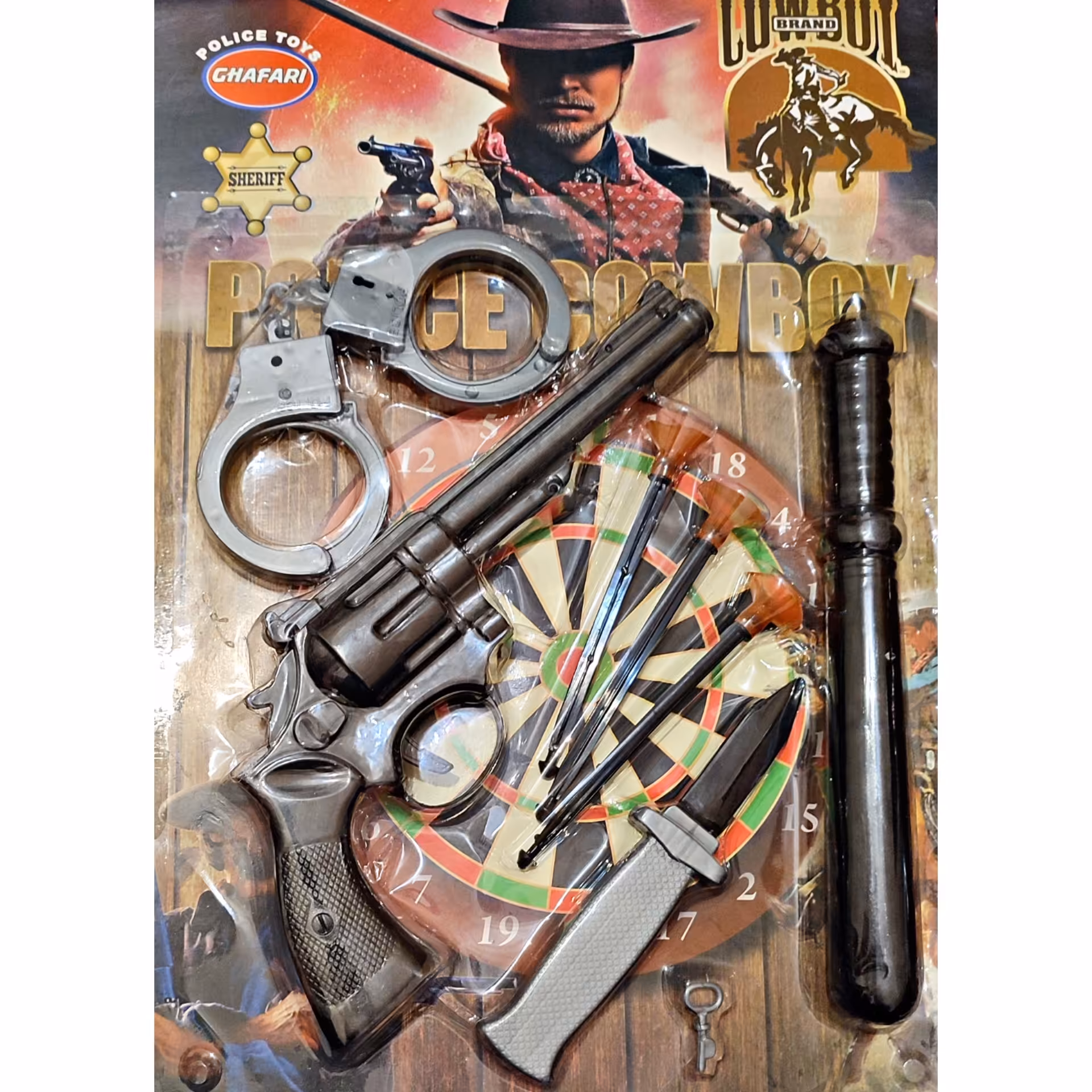 تفنگ اسباب بازی مدل cowboy