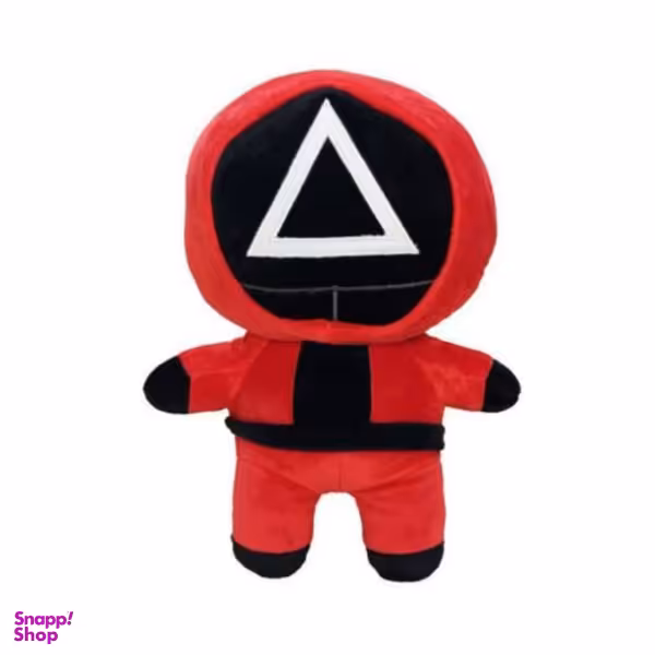عروسک طرح اسکویید گیم مدل مثلث ارتفاع 30 سانتی متر