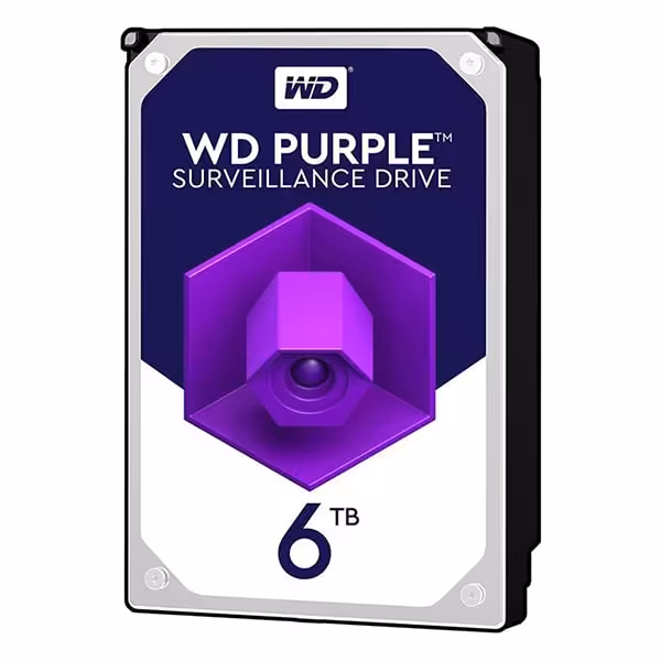 هارد دیسک اینترنال وسترن دیجیتال مدل Purple ظرفیت 6 ترابایت