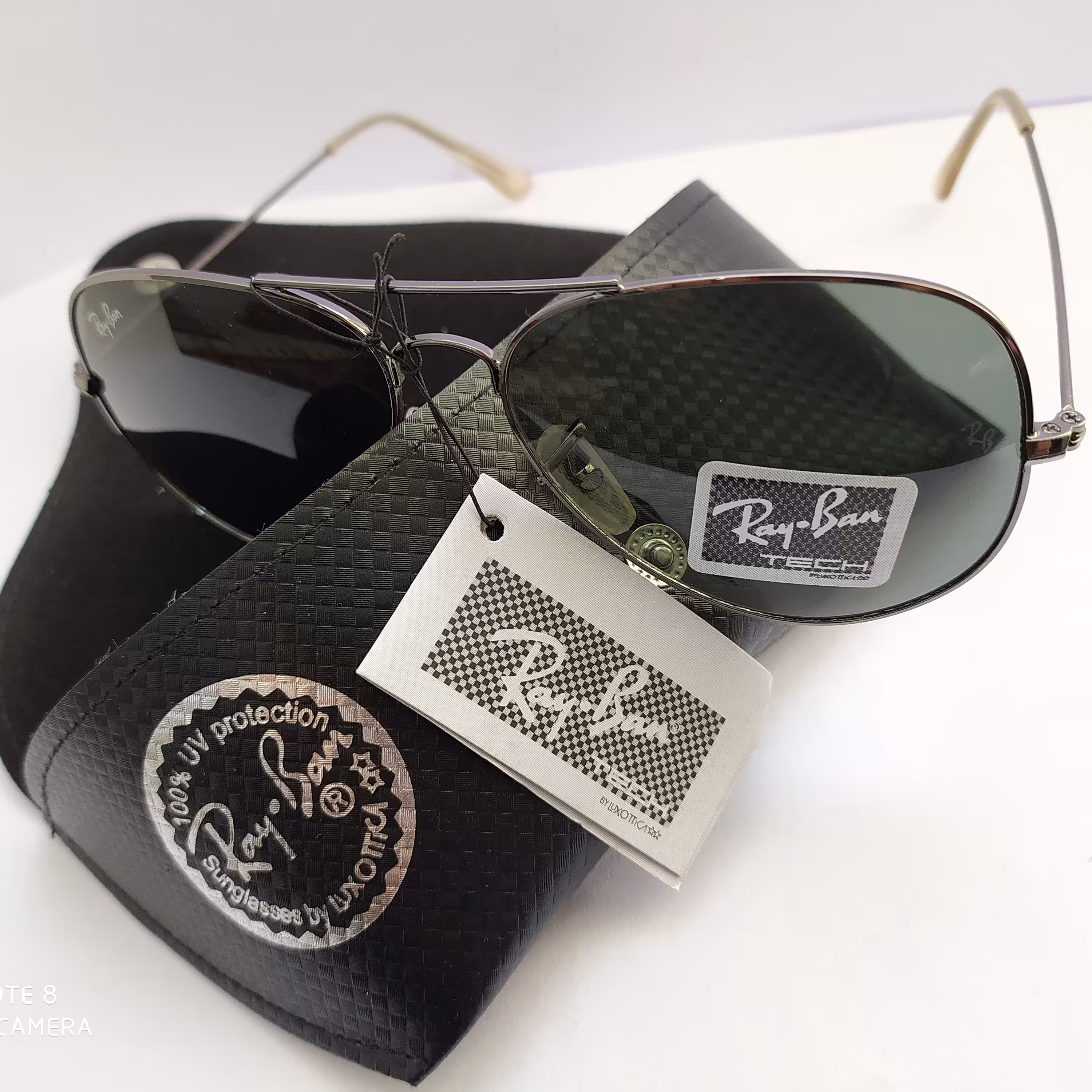 عینک ری بن با فریم مشکی (به همراه جعبه ری بن) RAY BAN