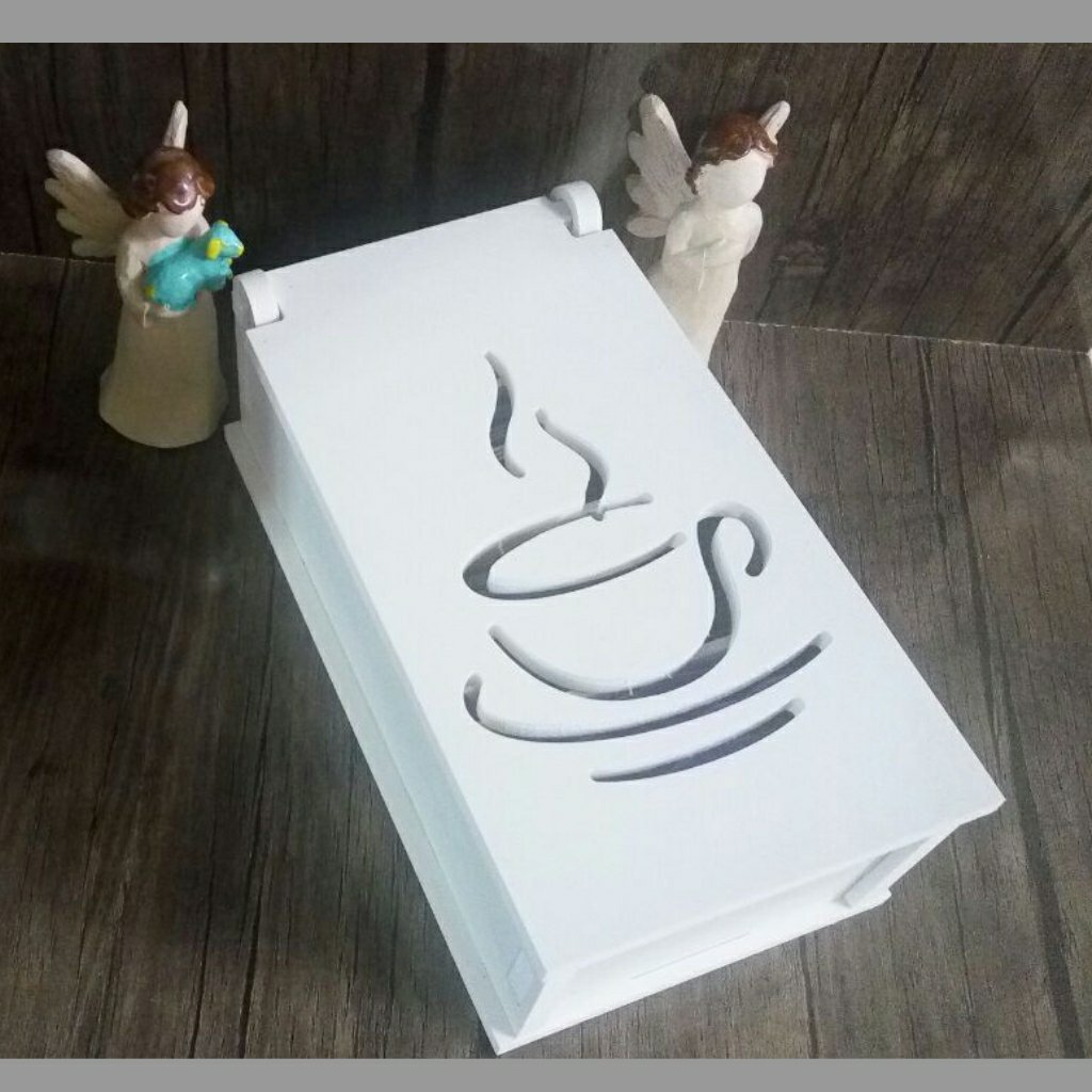 شلف جای تی بگ و تنقلات خونه خاص طرح 4 خانه