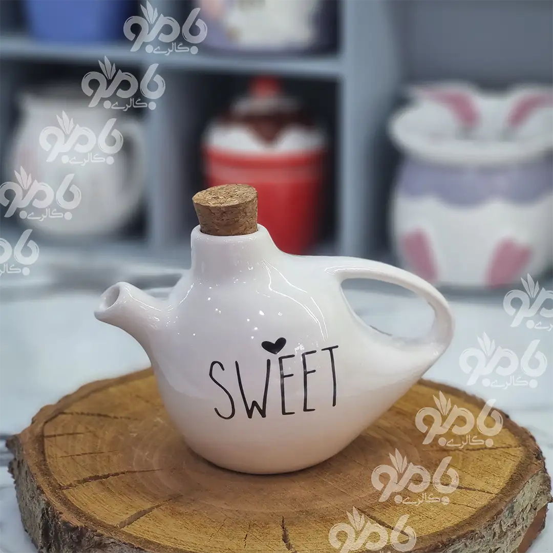 آبلیمو خوری سرامیکی تکست زنبق مینی