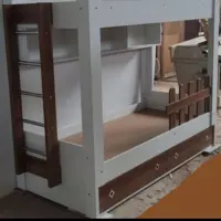تخت خواب دونفره کودک ونوجوان  جنس  ملامینه پویا