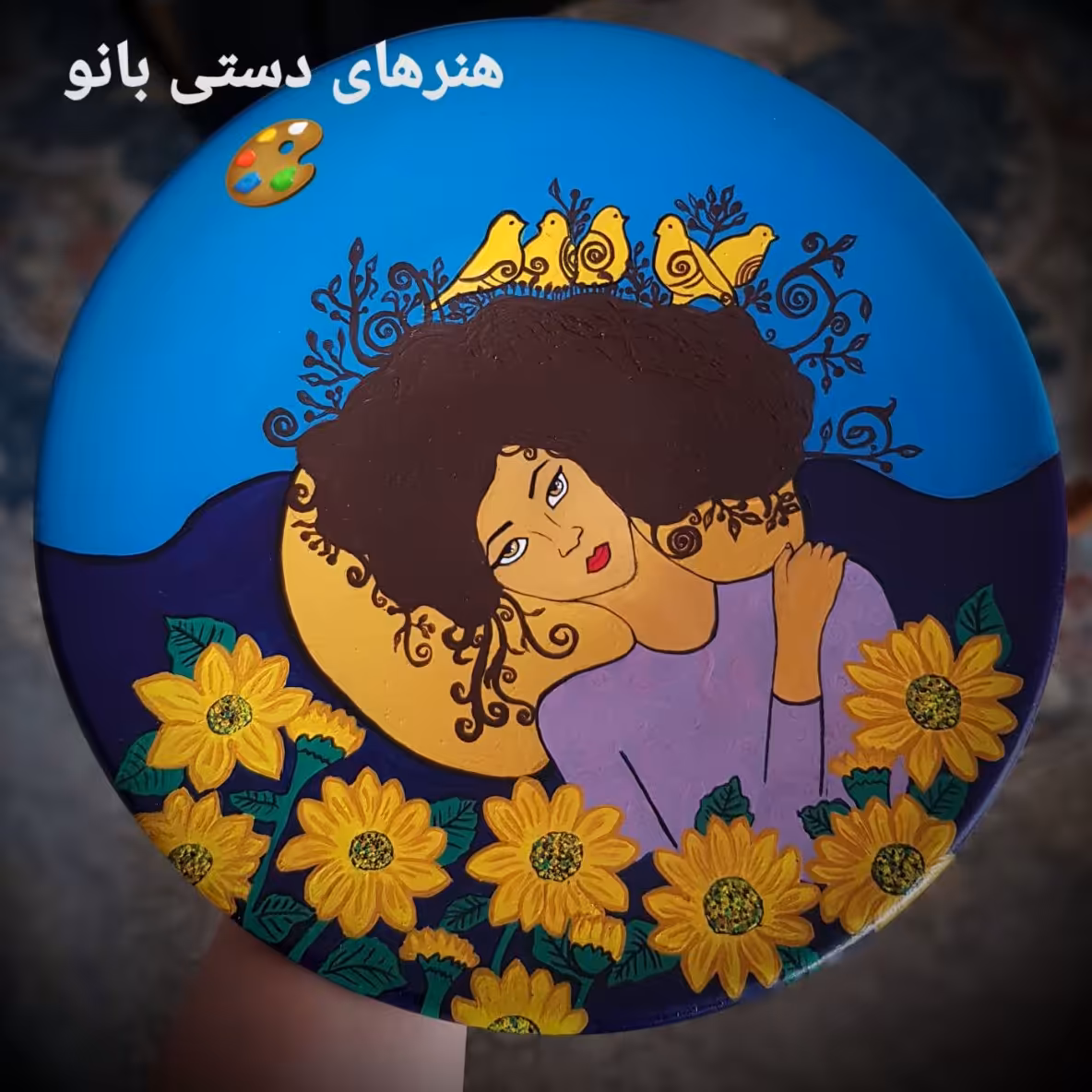 ست سفالی نقاشی با رنگ اکرلیک تزئینی قابل شستشو با دستمال مرطوب 