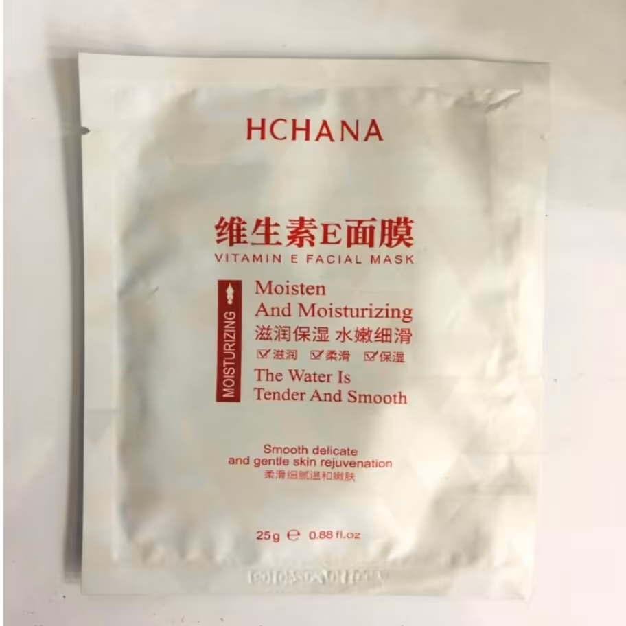 ماسک ورقه ای صورت ویتامینEهاچانا محصولات پوست مهتا