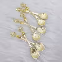 قاشق چای خوری 6عددی نگین دار