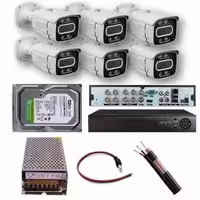 پک دوربین مداربسته 6عدد