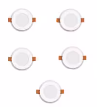 لامپ ال ای دی 7 وات پارس شعاع توس مدل گلاریس دایره ای بسته 5 عددی