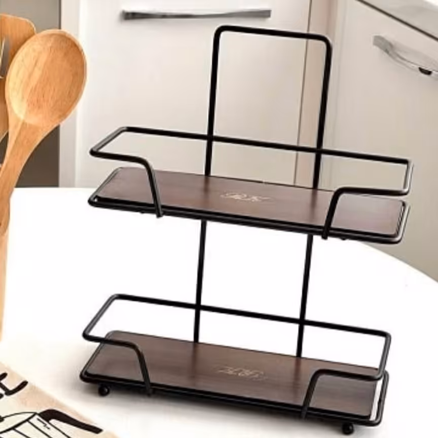 استند 2طبقه دسته دار