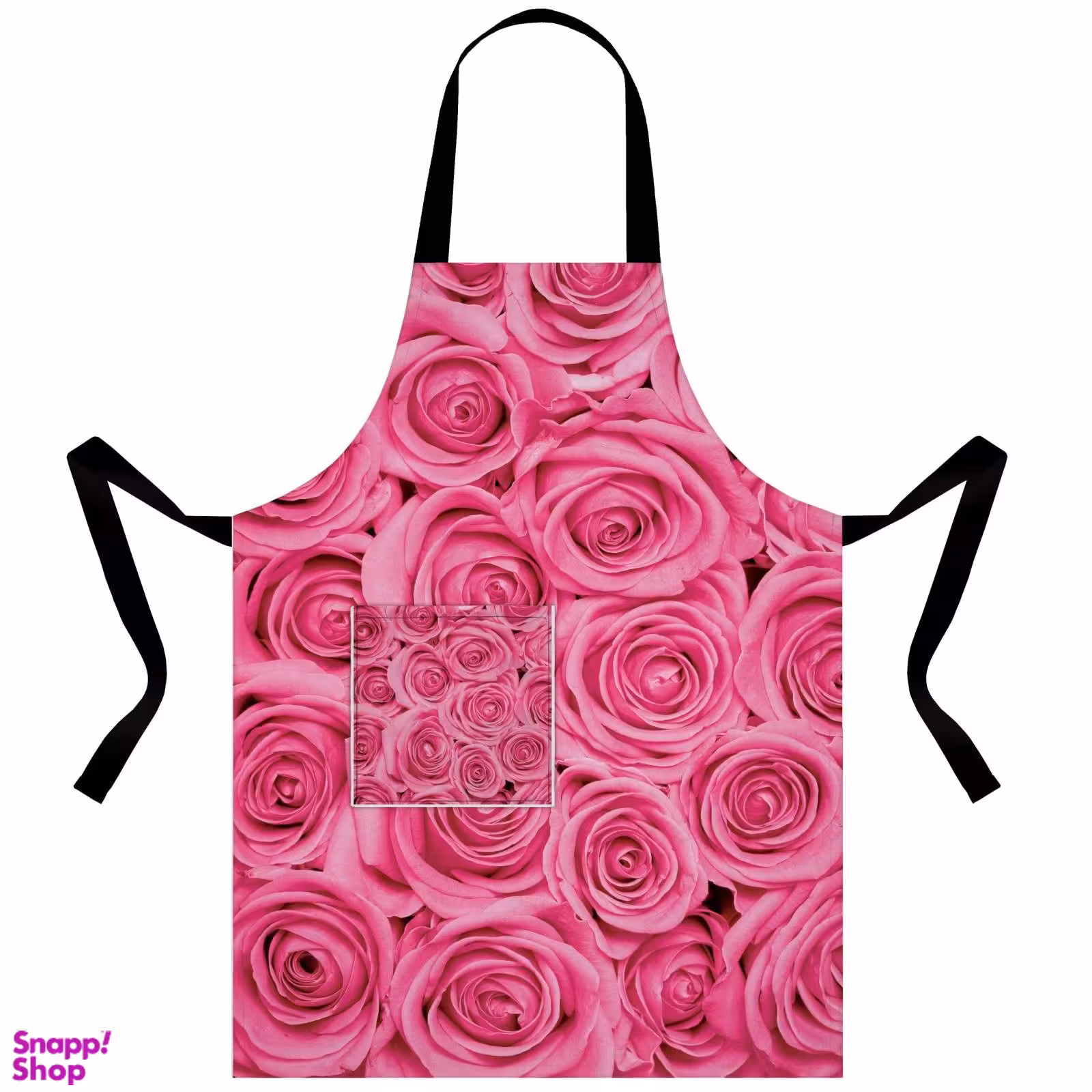 پیشبند آشپزخانه مدل A1-101007 رنگ مشکی سایز 50*70 سانتی‌ متر