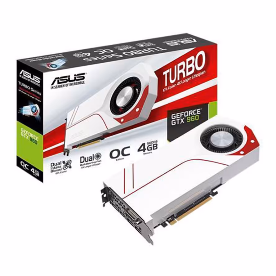 کارت گرافیک ایسوس GTX 960 TURBO OC 4GB GDDR5