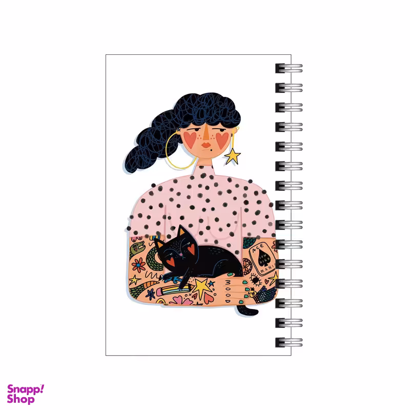 دفترچه یادداشت مدل To Do List طرح دخترستاره ای و پیشی کد 1308167