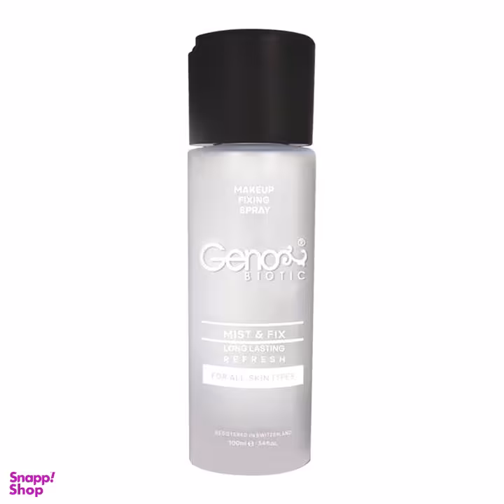 اسپری رطوبت رسان و تثبیت کننده آرایش ژنوبایوتیک (Geno Biotic) حجم 100 میلی لیتر