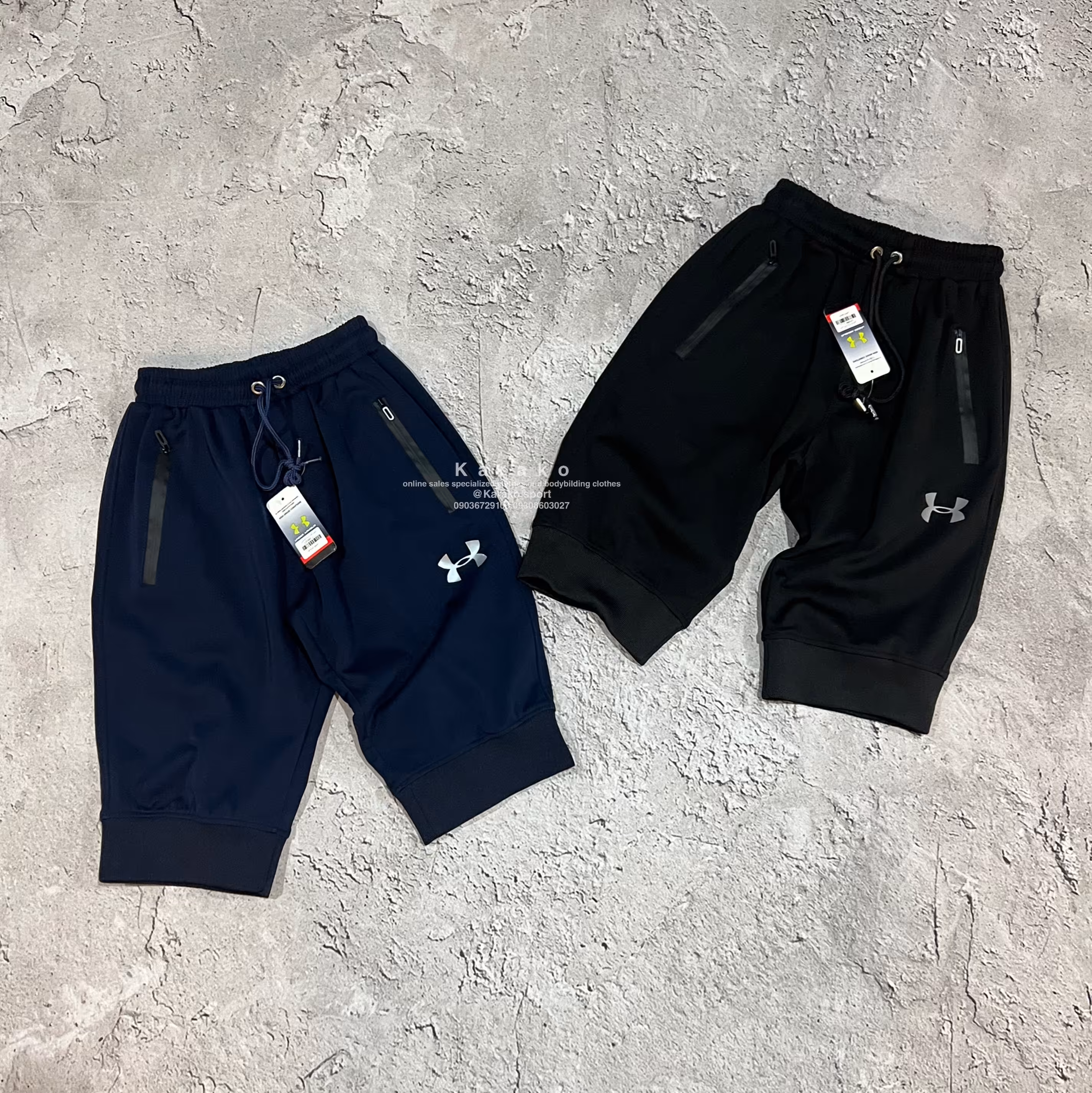 شلوارک بلند اندر جنس غواصی برند اندر ارمور  لباس ورزشی کاراکو اسپرت