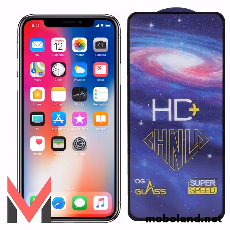 قیمت گلس HD Plus اپل آیفون iPhone X - موبولند