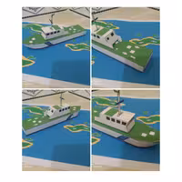 کیت ساخت 3مدل ماکت کشتی 