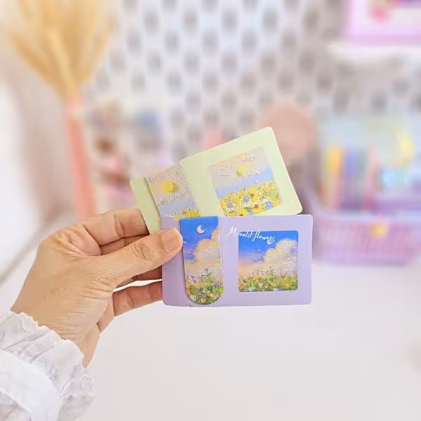 بوک مارک فانتزی طرح گل