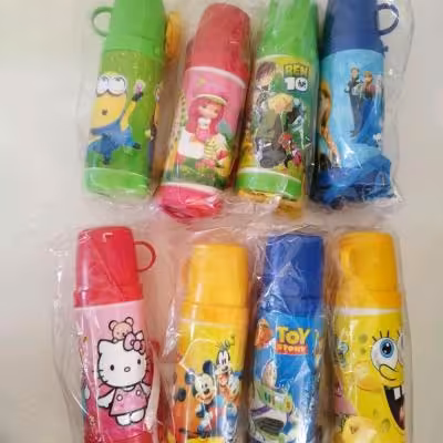 قمقمه فلاکسی لیوان دار کارتونی(مناسب جوایز مدرسه)