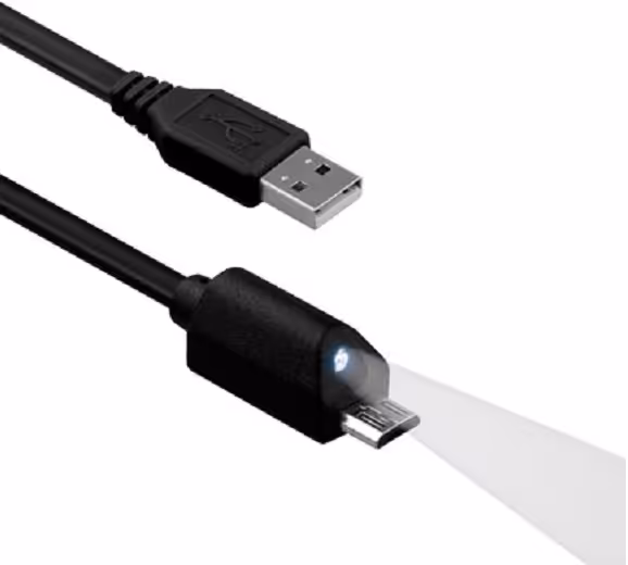 کابل تبدیل یو اس بی به میکرو یو اس بی-ال ای دی نزتک مدل 1.8