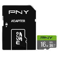 کارت میکرو اس دی PNY Elite به همراه آداپتور &#8211; 16 گیگابایت