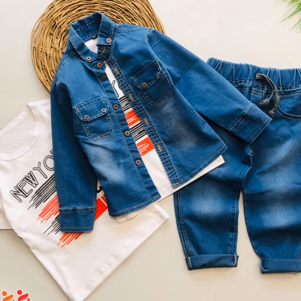 ست سه تیکه جین 