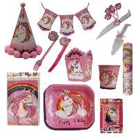 مجموعه 115 عددی تم تولد طرح اسب تک شاخ