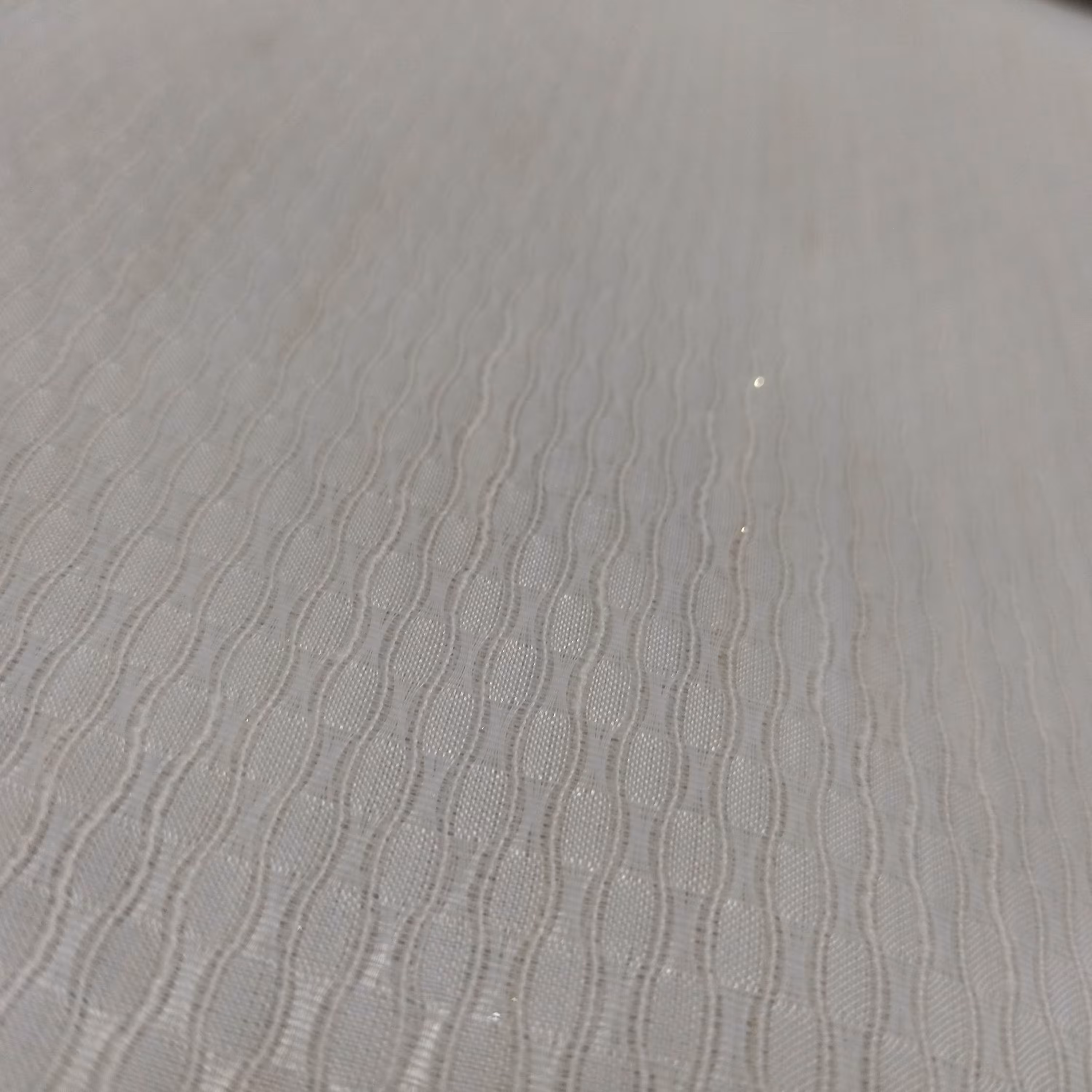 حریر سیم دوزی نقره ای با تراکم بالا عرض 290(بصورت متری)