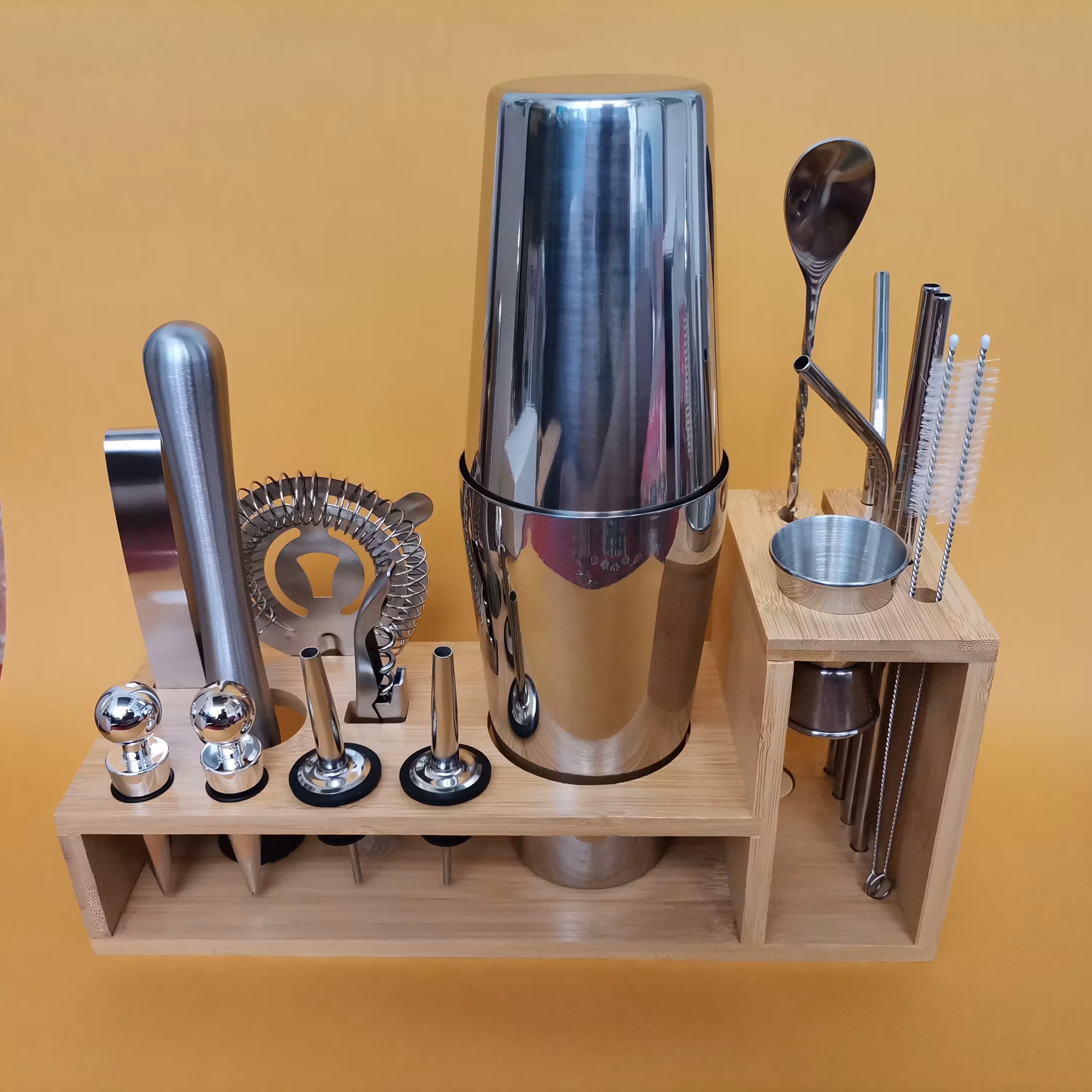 ست بار سرد 18 تیکه استیل شیکر بوستون اورجینال 