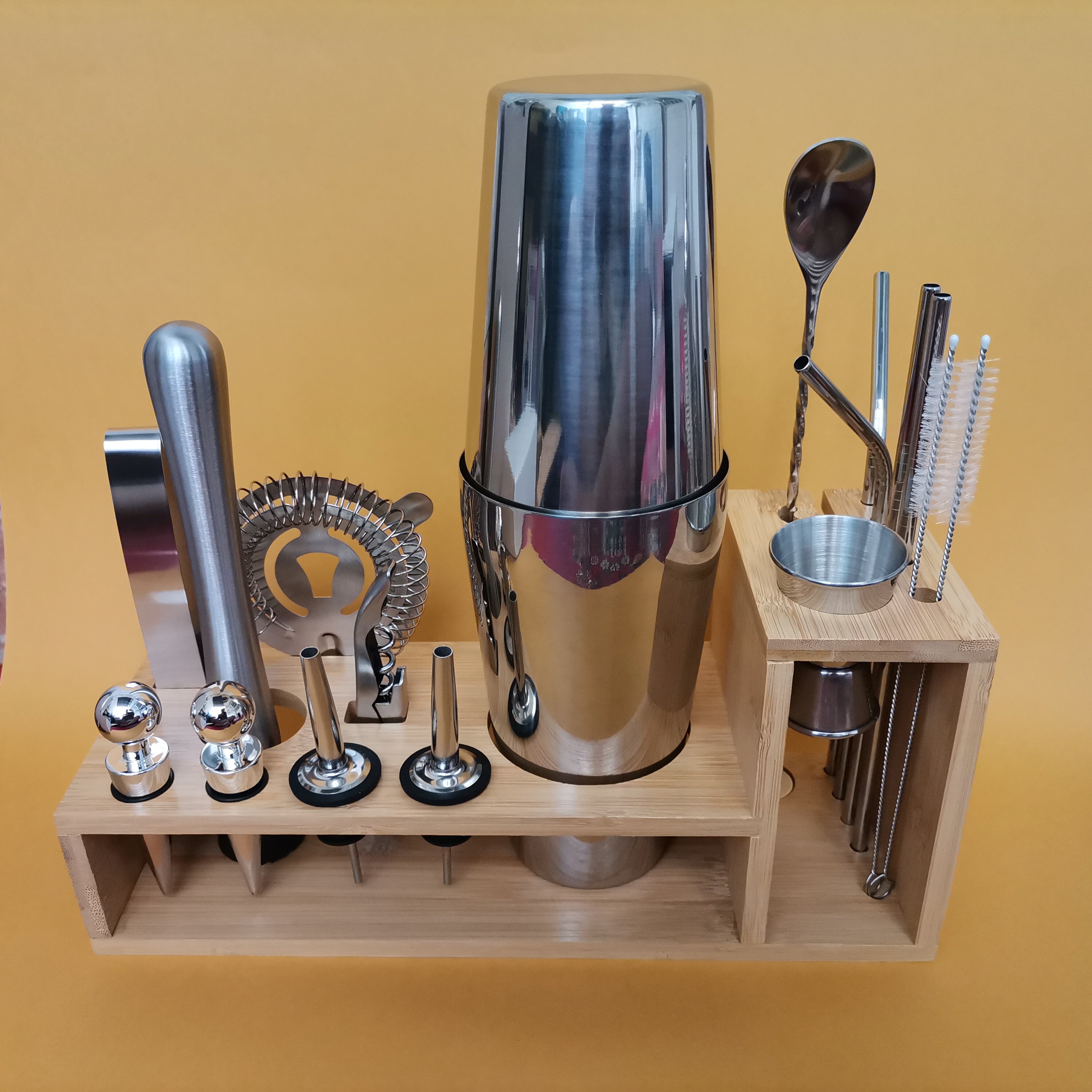 ست بار سرد 18 تیکه استیل شیکر بوستون اورجینال 