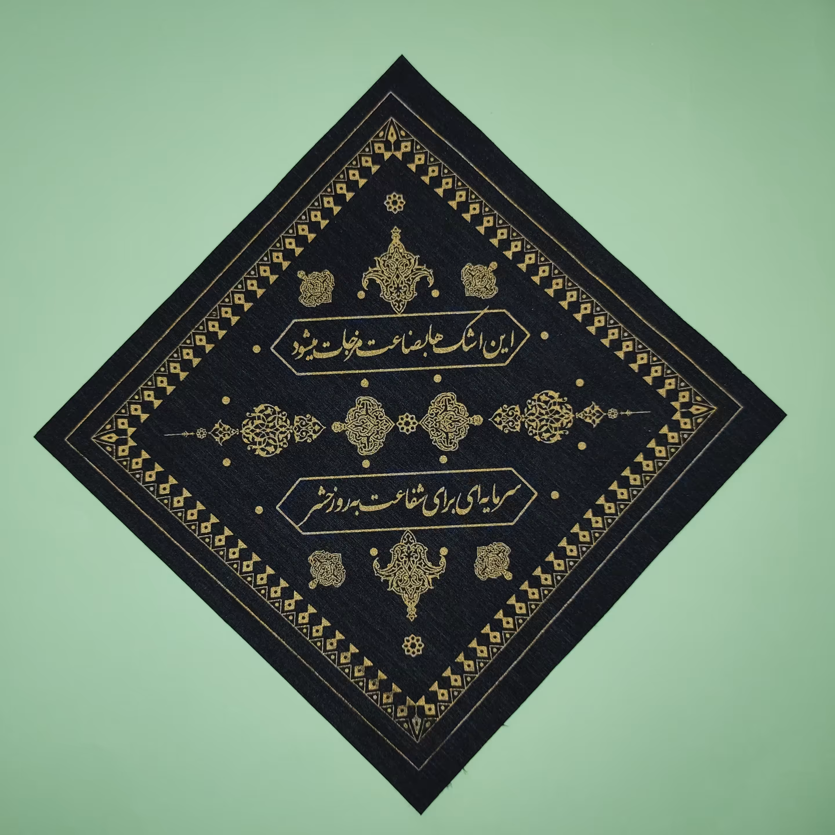 دستمال اشک رنگ مشکی بسته 5 تایی