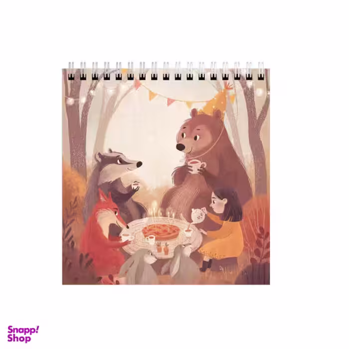 دفتر طراحی طرح خرس و جنگل کد 4765061