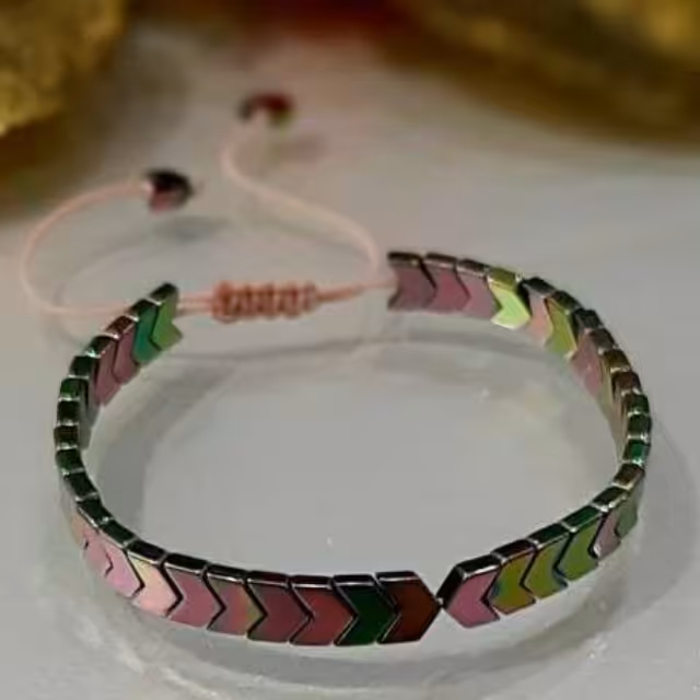 دستبند حدید  هفت رنگ 