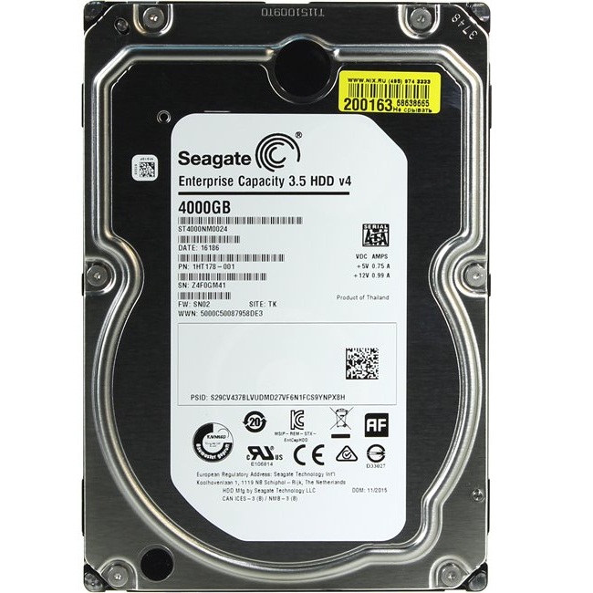 هارد اینترنال سیگیت 4 ترابایت مدل Enterprise ST4000NM0024