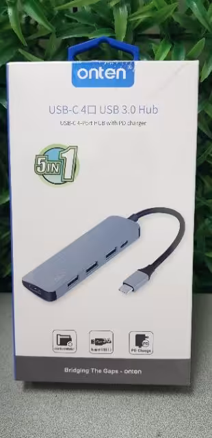 هاب TYPE-C اونتن مدل TYPE-C 3.1 to 4USB with PD power OTN-9602