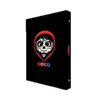 دفتر کلاسوری 100 برگ پدیده نقش مدل 26 حلقه طرح coco کد 02