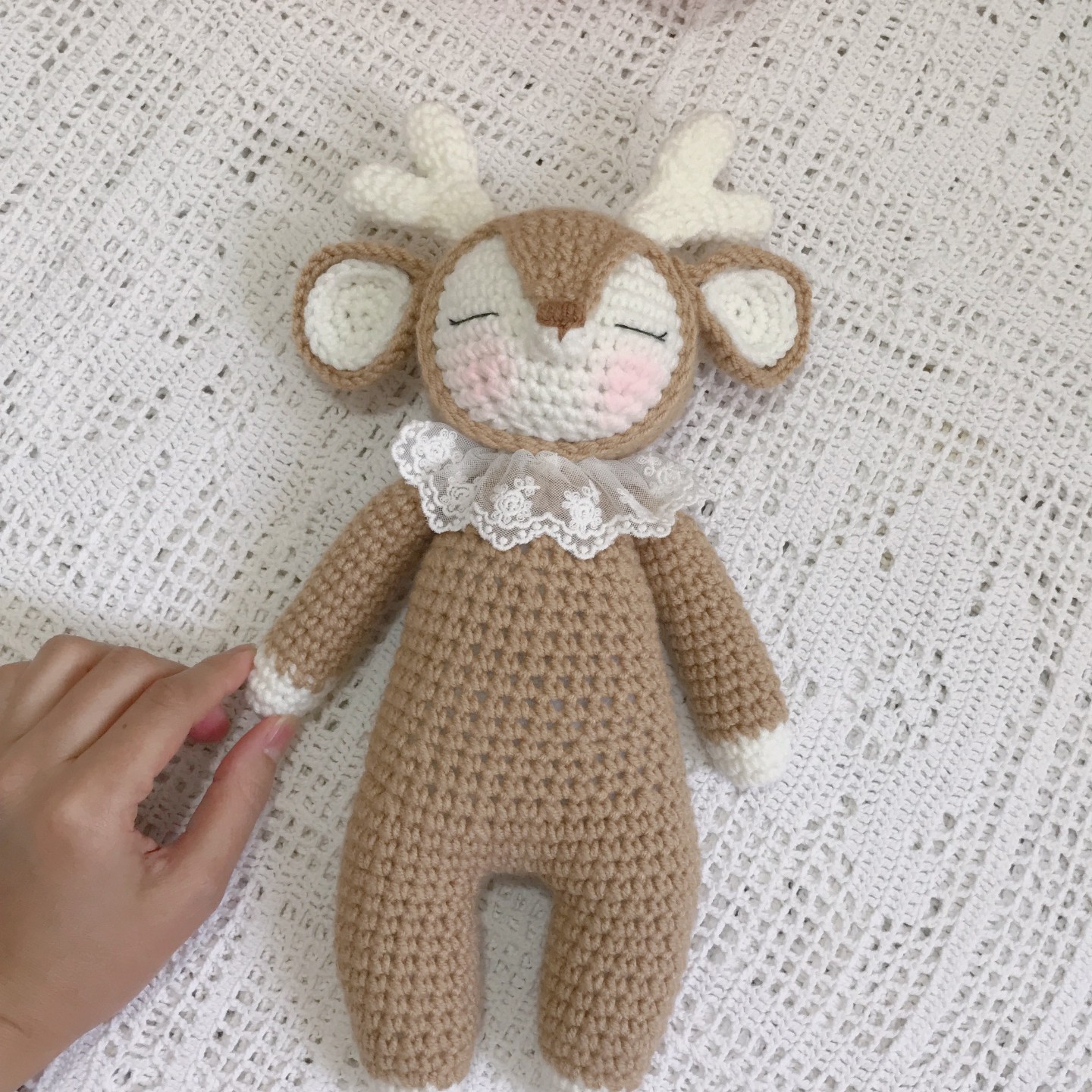 عروسک بافتنی گوزن