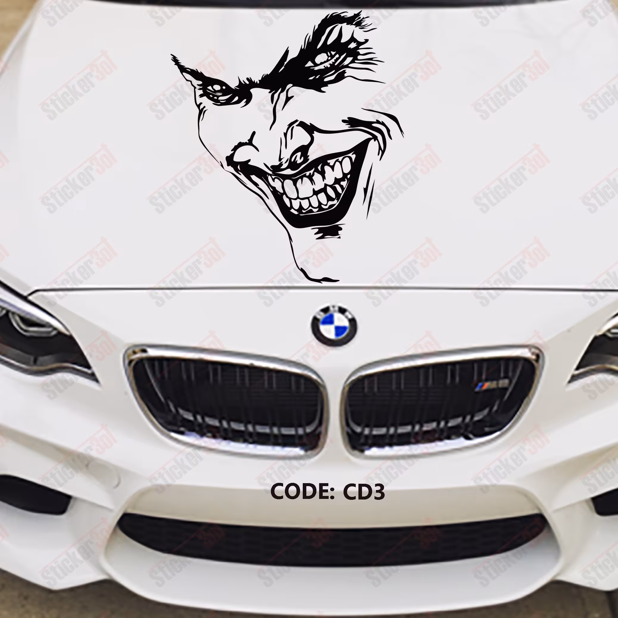 استیکر خودرو cd3
