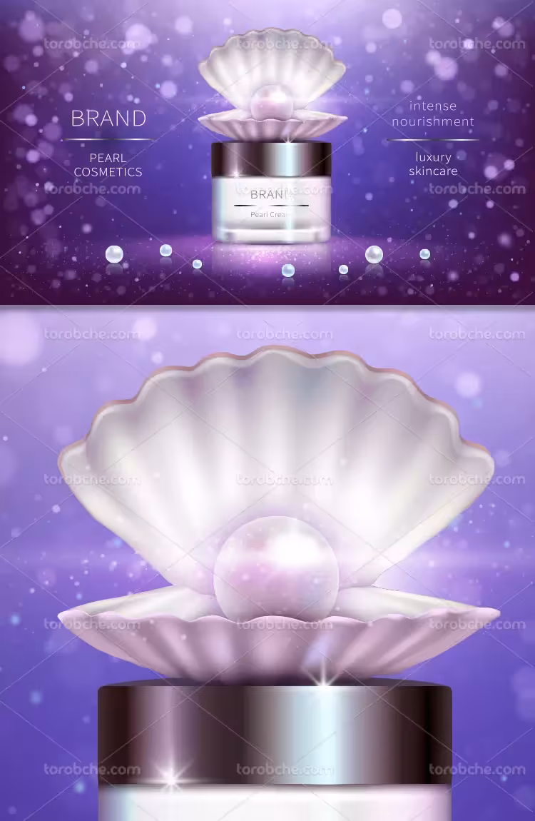 وکتور کرم مرطوب کننده | گرافیک با طعم تربچه