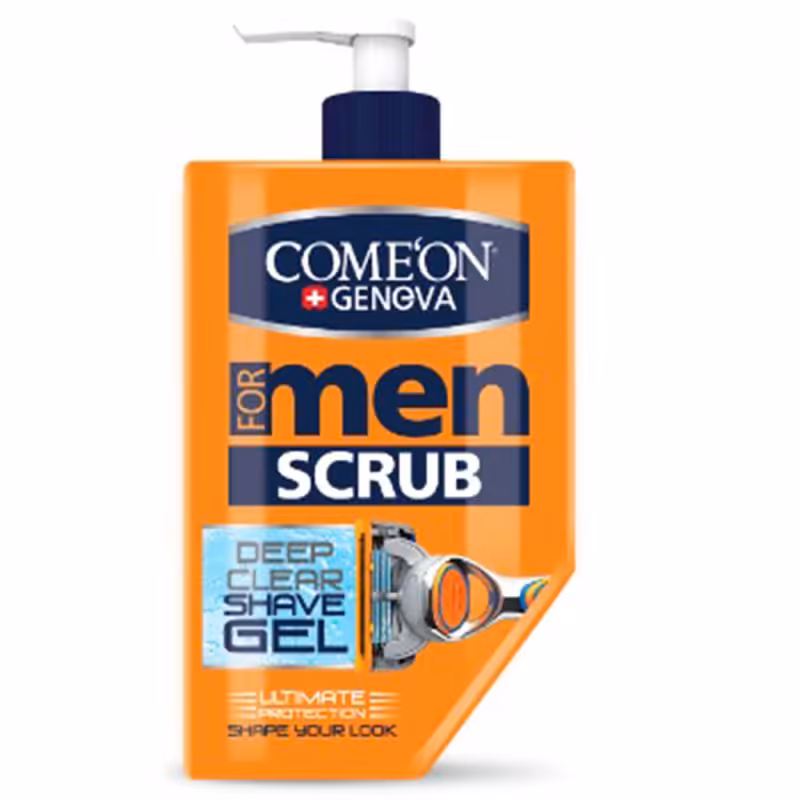 ژل اصلاح مردانه کامان لایه بردار حجم 260 میلی لیتر